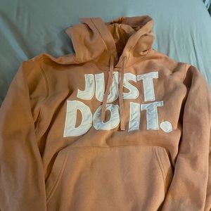 Light pink Nike sweatshirt size large